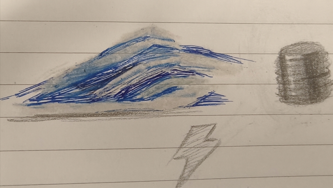 Sand — 砂子、金屬線、閃電